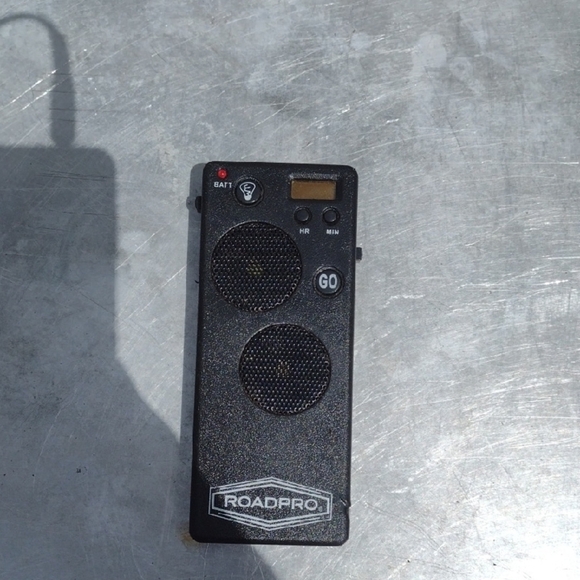 Black Portable Sleep Timer Alarm - Picture 1 of 2